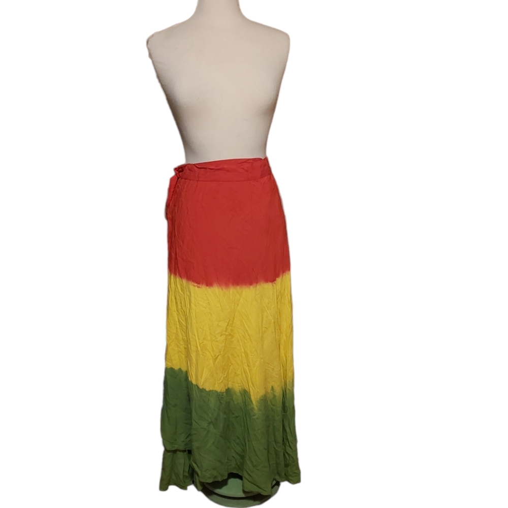 Neelam Maxi Skirt Free Size Tie Dye Multicolor Dopamine Boho. Made on In…
